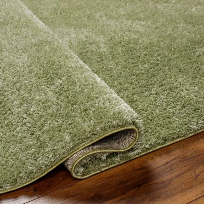 Surya marina orla 2322 sage Green Living Room Shaggy Rug.