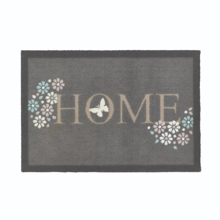 My Mats nylon indoor pattern my home Grey Kitchen Washable Rug.