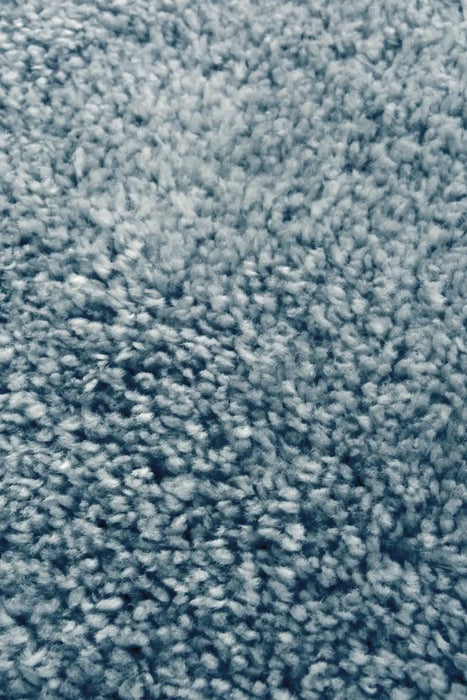 Homemaker snug melrose plain denim Blue Living Room Geometric Rug.