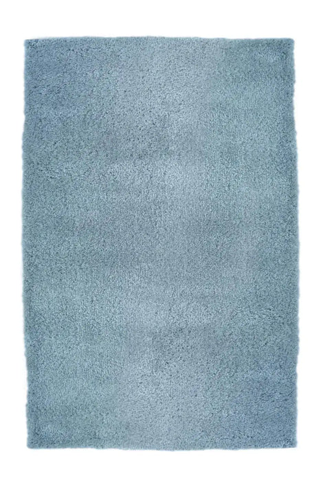Homemaker snug melrose plain denim Blue Living Room Geometric Rug.