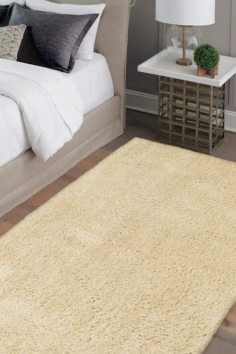 Homemaker snug melrose plain honey Ivory Living Room Geometric Rug.