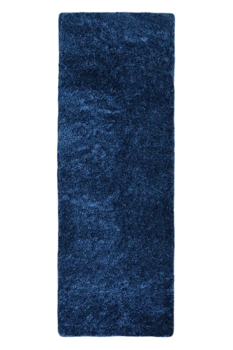 Homemaker snug melrose plain navy Blue, Navy Living Room Geometric Rug.