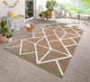 Serdim Rugs harper outdoor prism cream Beige, Ivory, Cream Living Room Natural Fibre Rug.