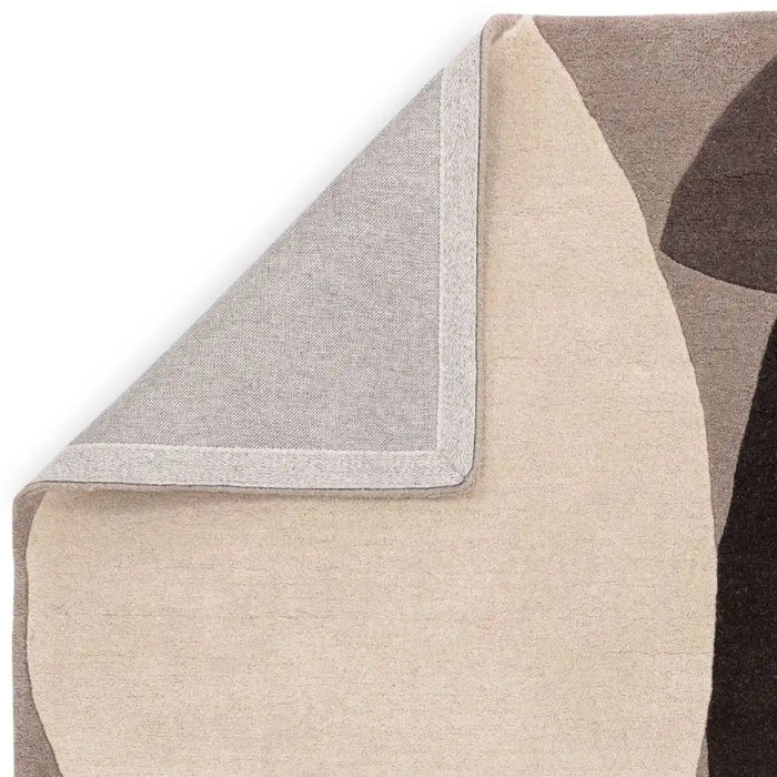 Asiatic reef rf24 mid century grey Grey, Multicoloured Living Room Wool Rug.