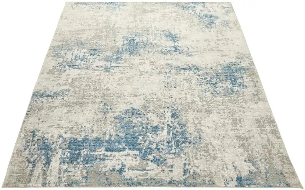 Concept Looms rossa succession ros03 ivory blue Blue, Ivory Living Room  Rug.