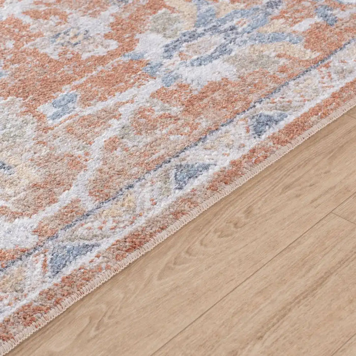 Surya lll ruby 2326 red Multicoloured, Orange, Red Living Room Geometric Rug.