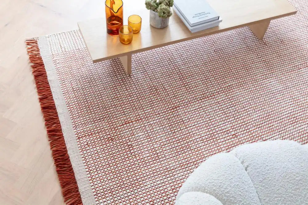 Asiatic avalon rust Orange Living Room Wool Rug.