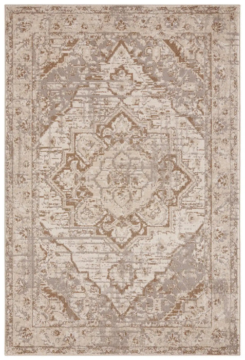 Hanse Home terrain sand cream brown Brown, Cream Living Room Moroccan Rug.