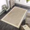 Asiatic albi sand Beige Living Room Wool Rug.