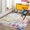 Surya sun sarah 2320 orange Multicoloured Living Room  Rug.