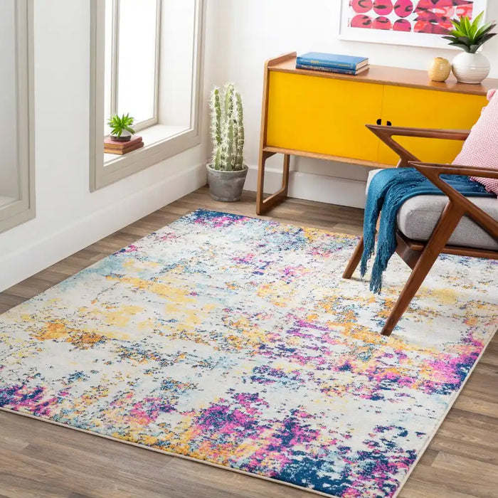 Surya sun sarah 2320 orange Multicoloured Living Room Rug.