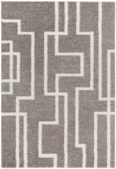 Surya marina seraphina 2315 grey Grey Living Room Shaggy Rug.