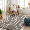 Surya marina seraphina 2315 grey Grey Living Room Shaggy Rug.