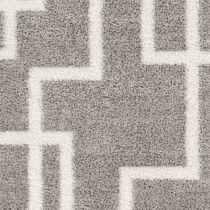 Surya marina seraphina 2315 grey Grey Living Room Shaggy Rug.