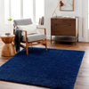 Surya marina serena 2326 blue Blue Living Room Shaggy Rug.