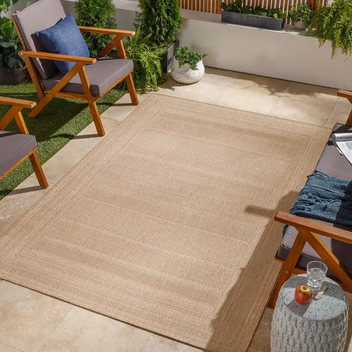 Surya trg sierra 2331 camel Beige Outdoor Flat Weave Rug.