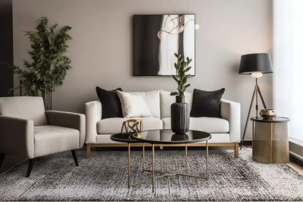 Asiatic elodie silver grey Grey Living Room Rug.