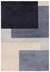 Asiatic sketch sk13 blocks blue Blue Living Room  Rug.