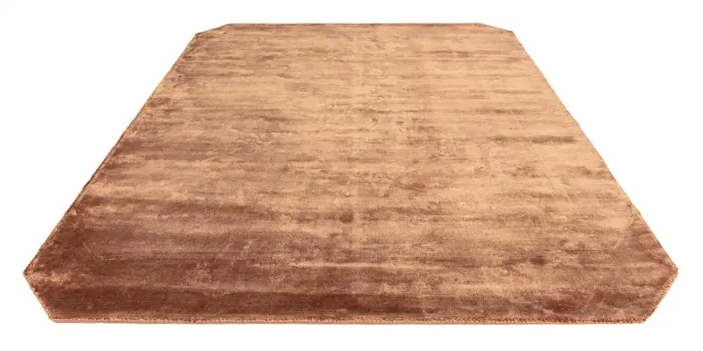Asiatic gleam terracotta Orange Living Room Rug.
