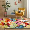 Concept Looms viva viv101 Multicoloured Living Room Geometric Rug.