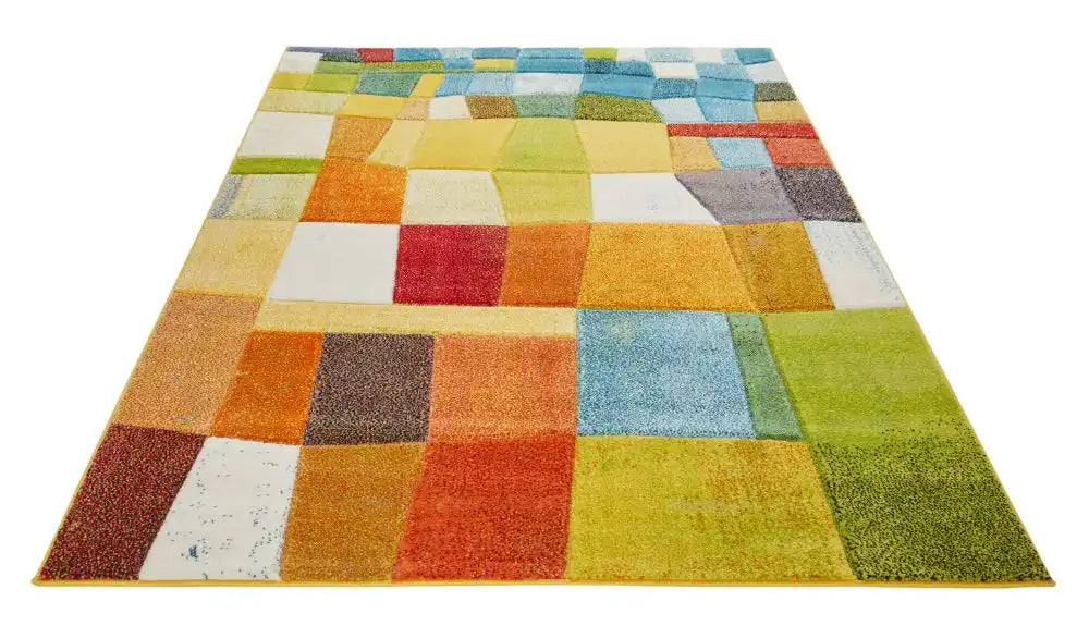 Concept Looms viva viv102 Multicoloured Living Room Geometric Rug.
