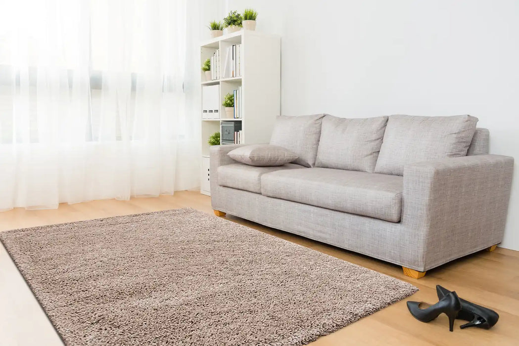 Mastercraft twilight 6611 linen Beige Living Room Shaggy Rug.