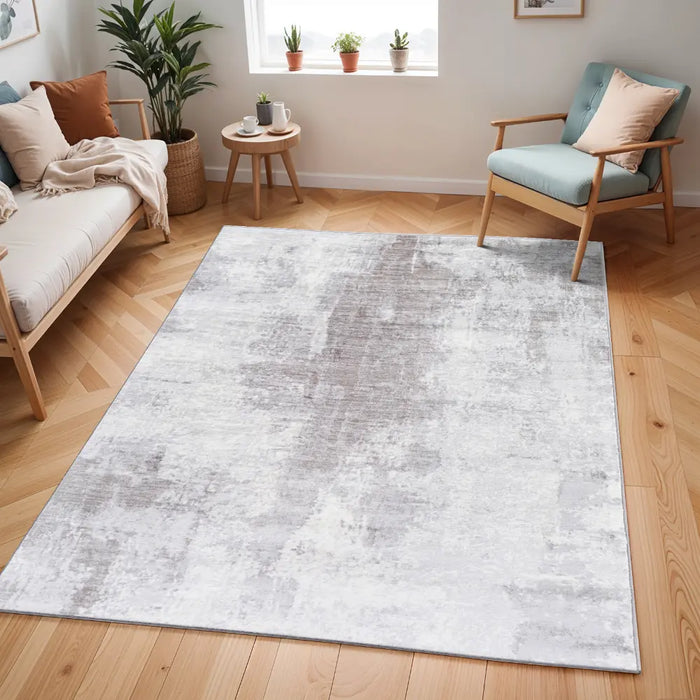 GIULIA Abstract Modern Marble Cream Rug