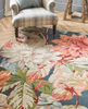 Sanderson Dahlia & Rosehip - Teal 50608 Rug Questions & Answers