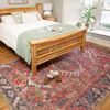 How is the rug packed for transport and delivery