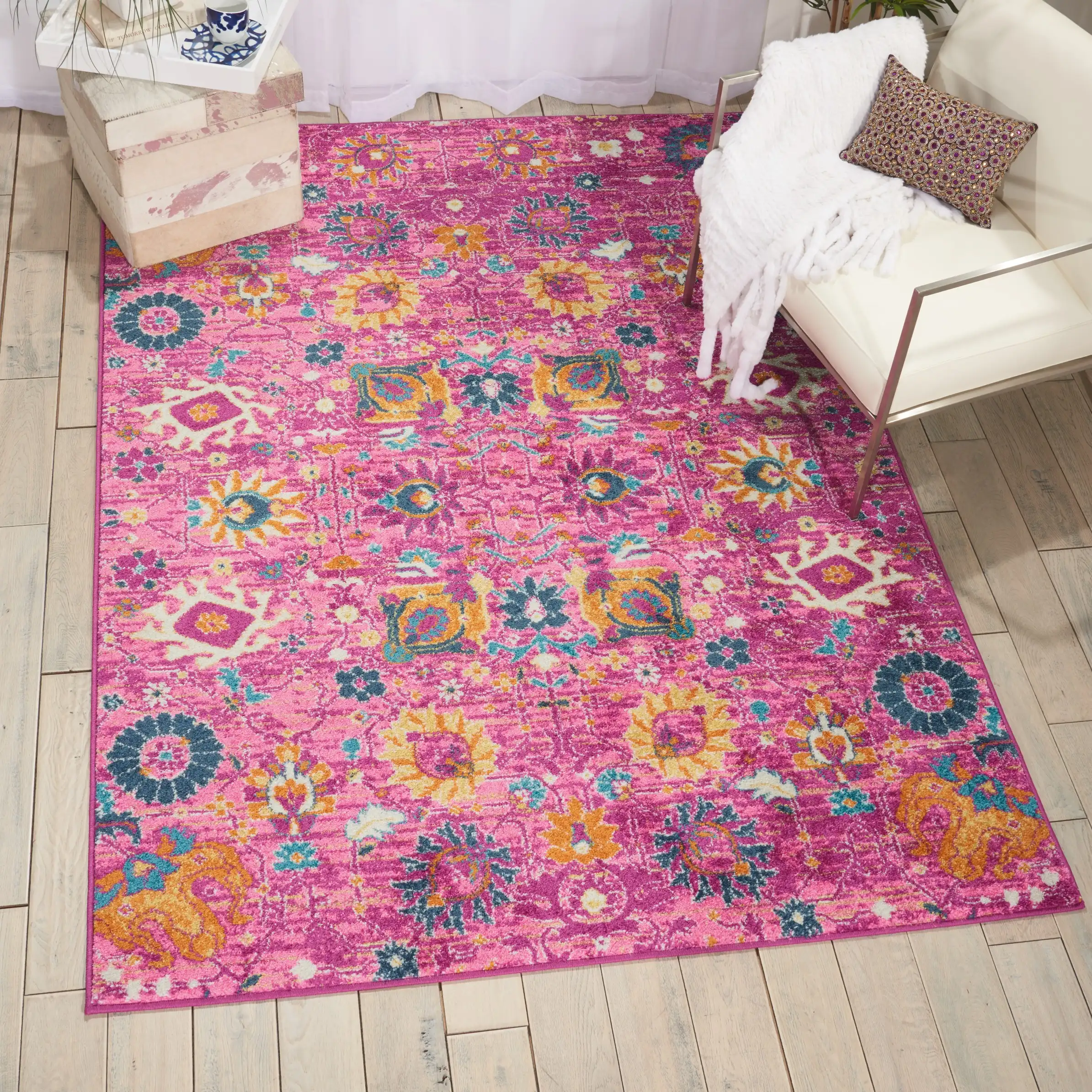 Passion Nourison PSN01 Fuchsia Rug Questions & Answers