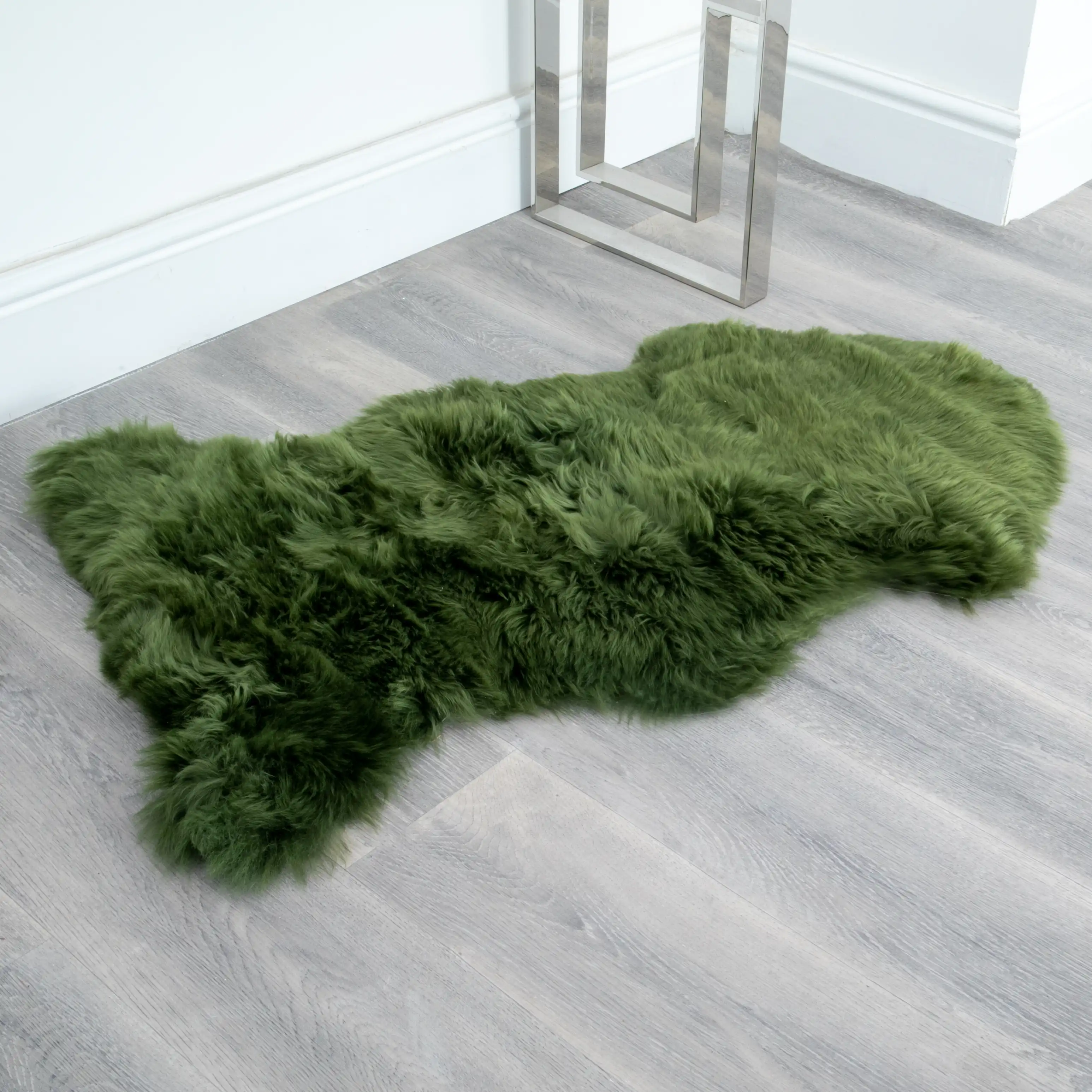 Sheepskin Native Olive Green Rug Questions & Answers