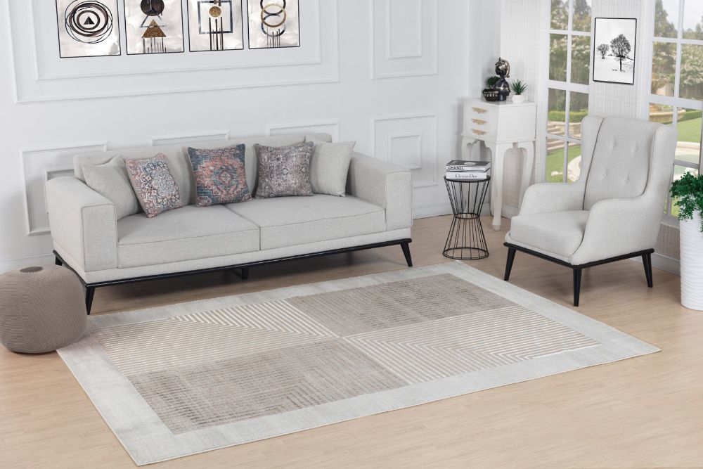 Aitana Scandi Modern Beige/White Rug Questions & Answers