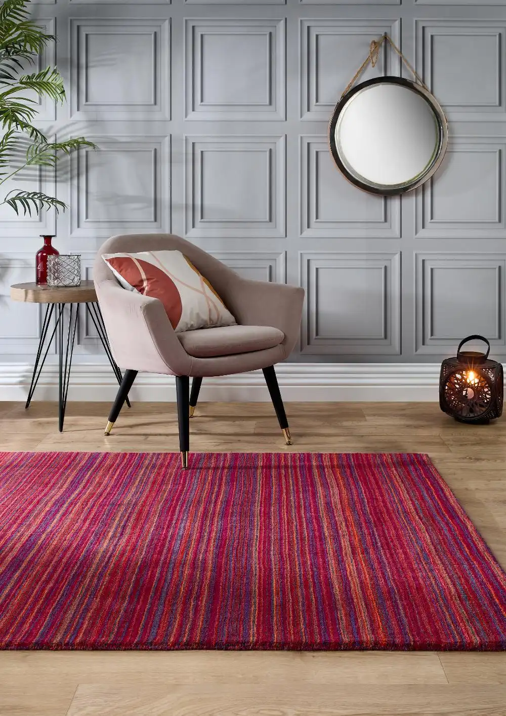 Fine Stripe Purple Pink Rug Questions & Answers