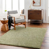 Claire Shaggy Solid Color Plush Pile Moss Green Rug Questions & Answers