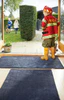 Does this rug have a rubber backing ?  It’s to go on Victorian tiled floor