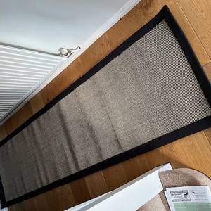Boucle Sisal Spice with Charcoal Border Rug