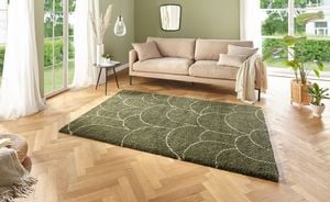 Allure Thane Forest Green Rug