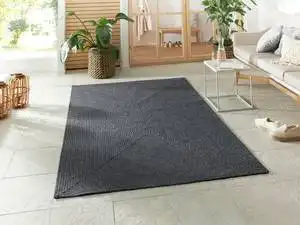 Braided Trenzado Dark Grey Rug