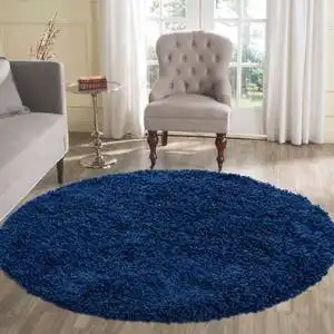 Round Blue Rugs with Free UK Delivery
