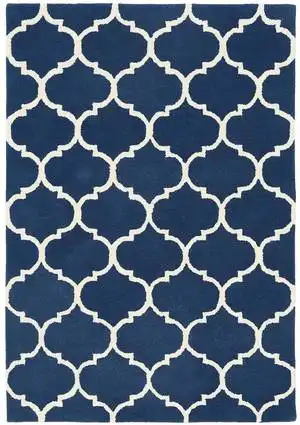 Albany Asiatic Ogee Blue Rug