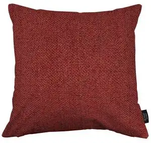 Herringbone Cushions Red Rug