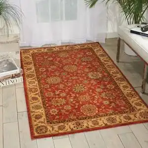 Living Treasures LI05 Rust Rug