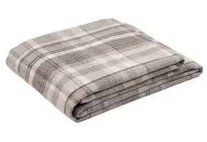 Heritage Throws/ Bed Runners Charcoal Grey Rug