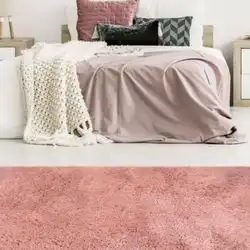 Soft Washable COSY PINK Rug