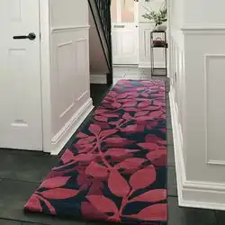 Woven Edge Runners FOREST C4-PINK Rug