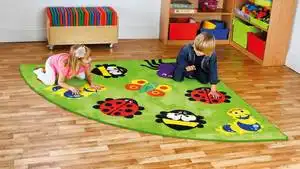 Placement Rugs Back to Nature™ Small Bug Corner Rug