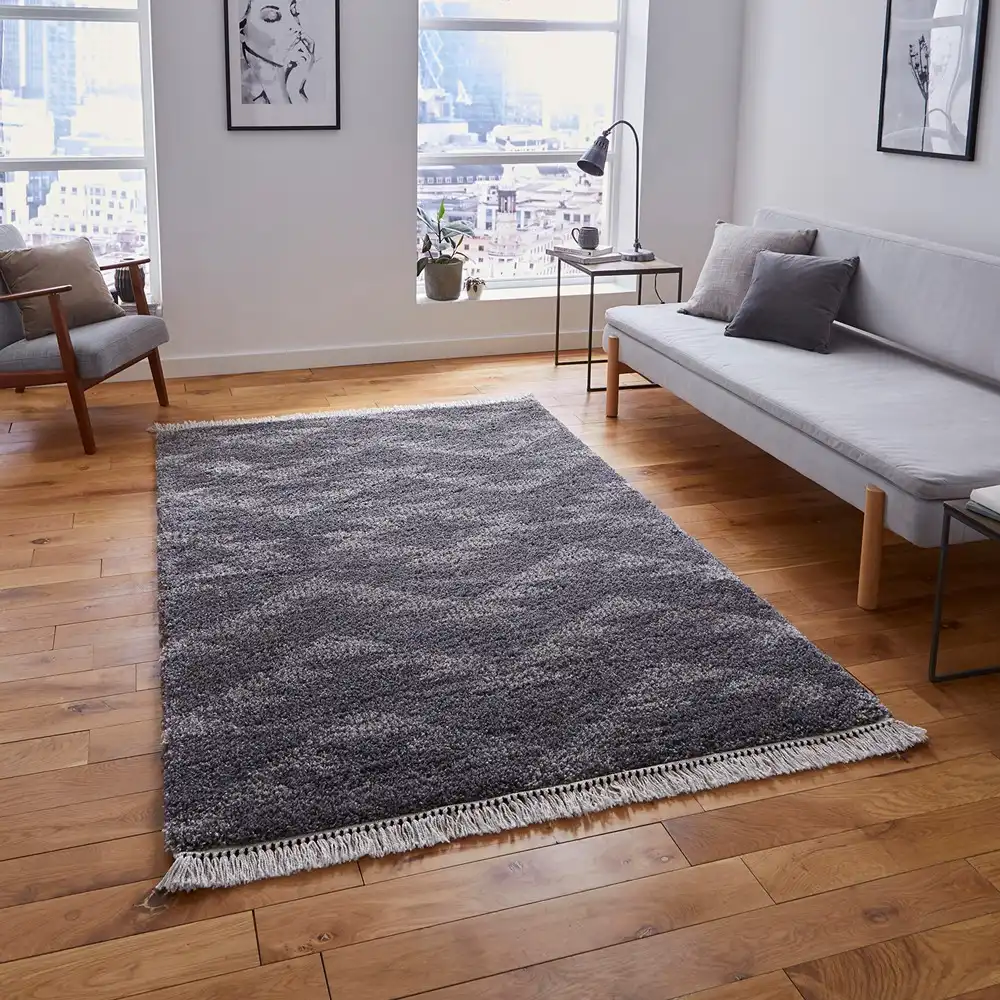 The Boho 8733 Charcoal rug