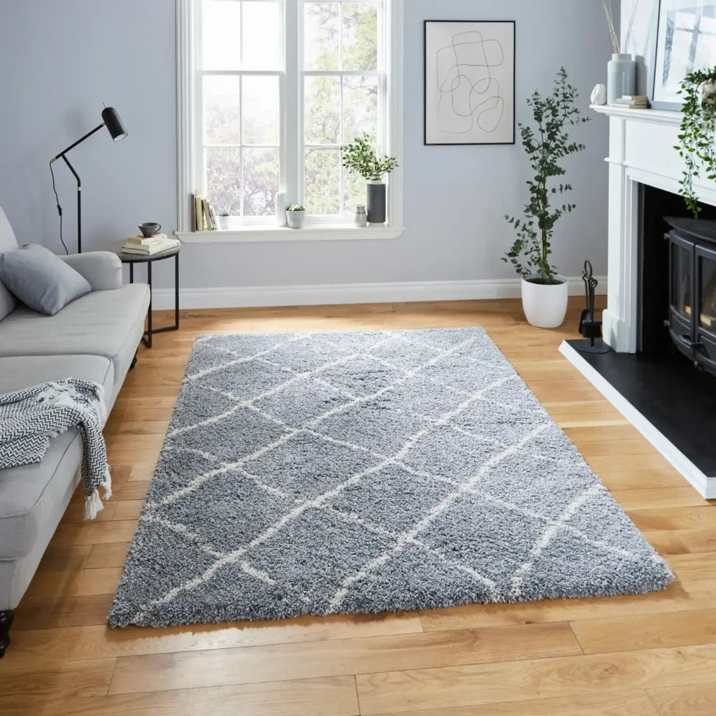 The Scandi Berber G257 Grey Cream rug