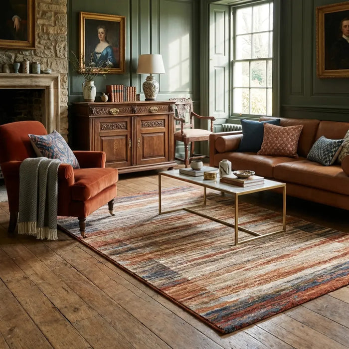 Create a Cosy Home With a Warm-Coloured Rug