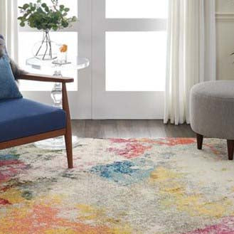 How to Style a Rug in a Living Room